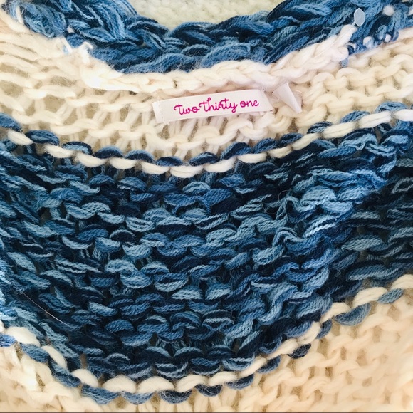 Two thirty one openwork long knit cardigan S - Picture 4 of 4